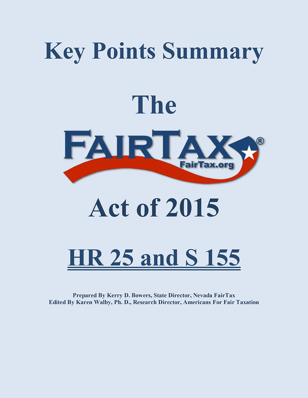 Info Links HR25 Fair Tax Review HR25 Fair Tax Review